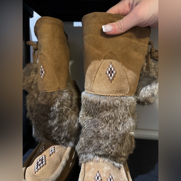 Moccasins light beige - Picture 3 of 3